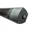 TunaBone | Elektrischer wandmontierter Infrarot-Terrassenheizstrahler | TB2580W-01 | Terrassenheizstrahler | 2500 W | Anzahl der Leistungsstufen 3 | Geeignet für Räume bis zu 25 m² | Schwarz | IP55