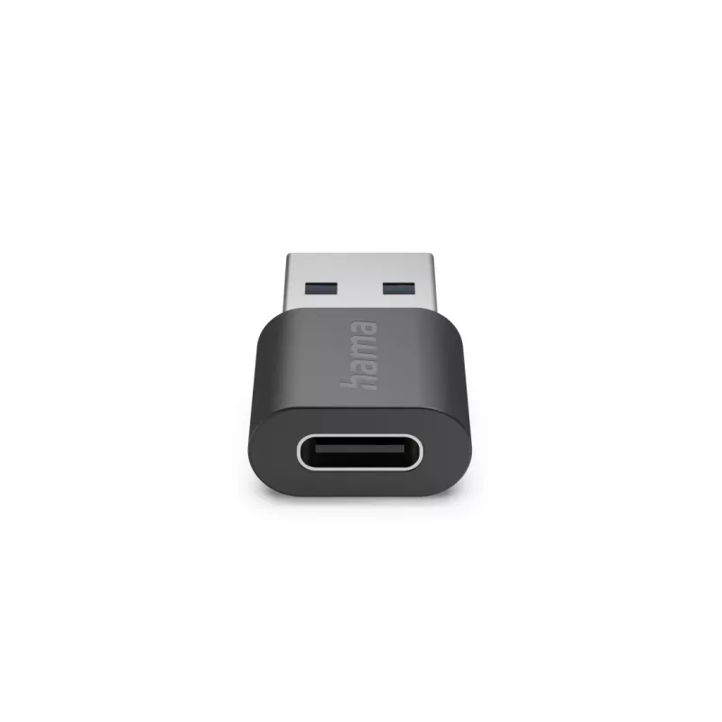 Hama USB Adapter, USB-A Stecker - USB-C Buchse, USB 3.2 Gen2, 10 Gbit/s