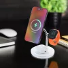 Kabelloser Tischlader Tellur TLL151391 3in1 MagSafe Schnellladung für Smartphone, Uhr und Ohrhörer