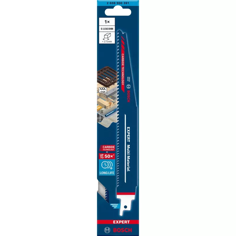 Bosch S 1156 XHM Säbelsägeblatt Kohlenstoffstahl (HCS) 1 Stück