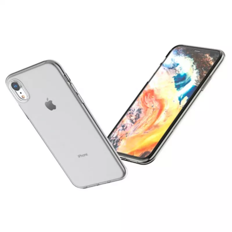 Smartphone-Hülle Devia Naked TPU für iPhone XS / X 5,8 Zoll transparent tea