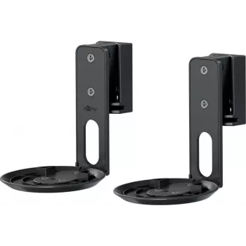 goobay Lautsprecher-Wandhalterung Modern Era 1 Flex schwarz (71025)