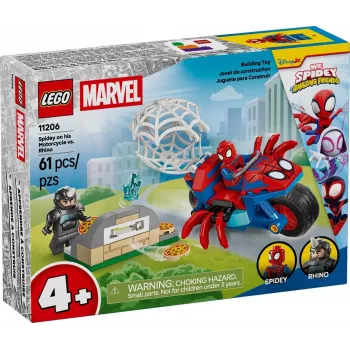LEGO MARVEL 11206 Spidey auf seinem Motorrad gegen Rhino