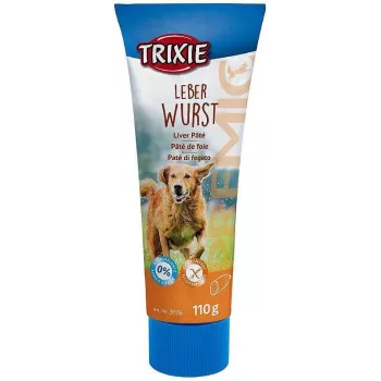 Trixie Treat TRIXIE 3176 110 g glutenfreie, zuckerfreie Geflügelpaste als Leckerli für ausgewachsene Hunde, Tube