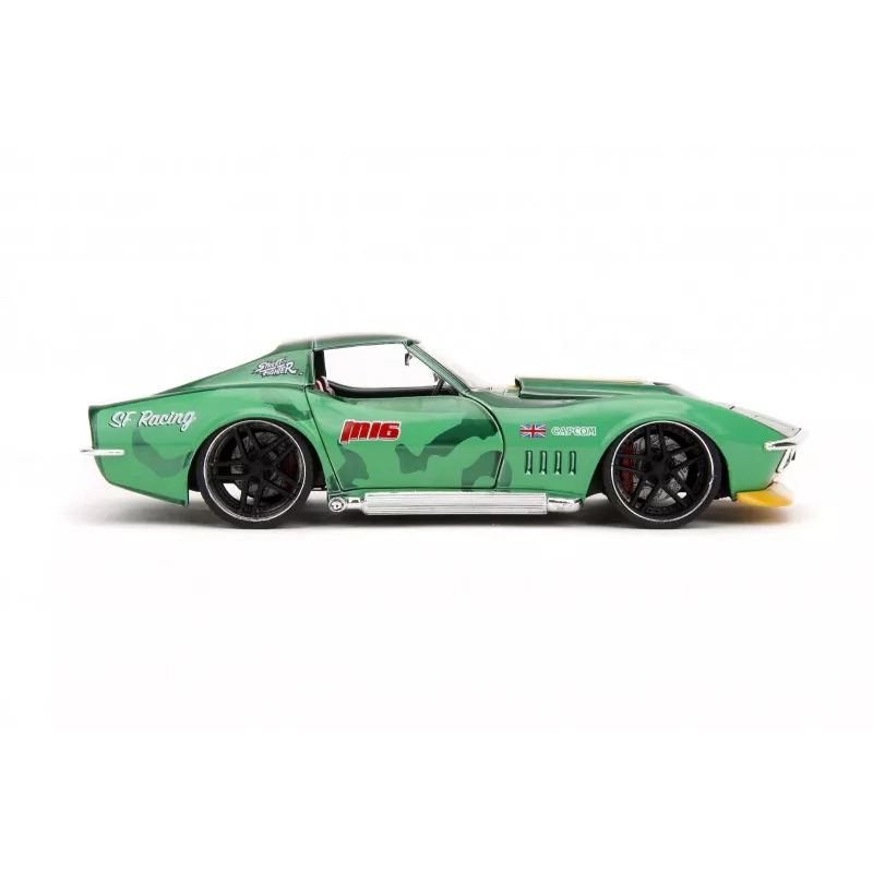 Car Jada Toys Street Fighter 1969 Chevrolet 1:24 Metall Grün