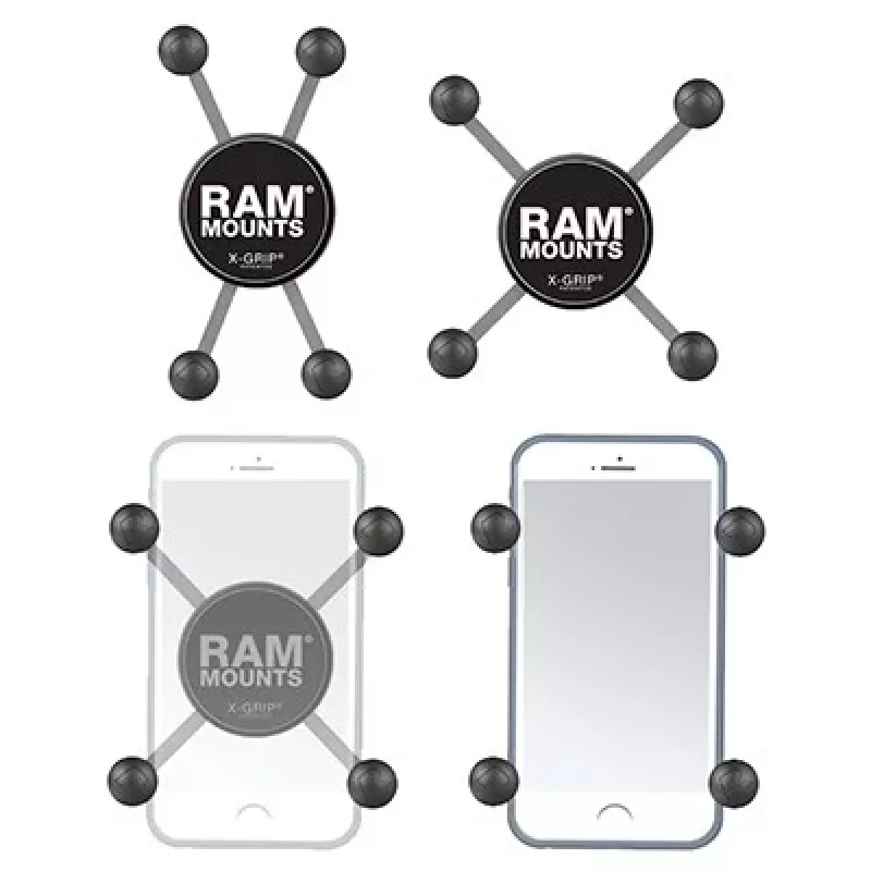 RAM Mounts X-Grip Universaler Telefonhalter mit Kugel