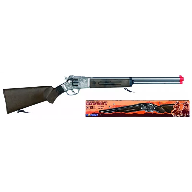 Spielzeug-Perkussionsrevolver Pulio Metal Cowboy Gun 12 Schuss Modell 15597/0