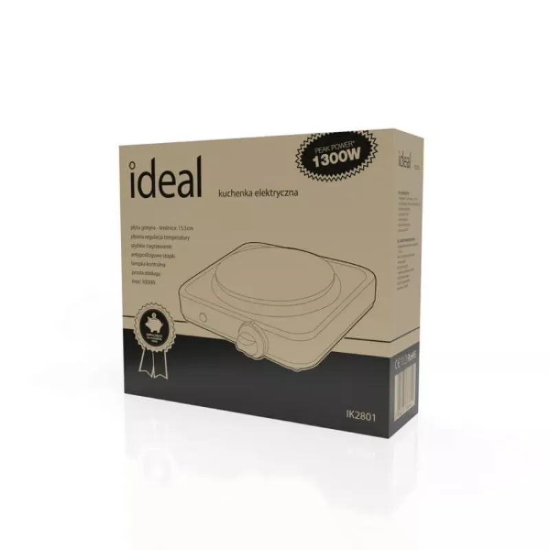 IDEAL 1-Platten-Elektroherd, 1000 W