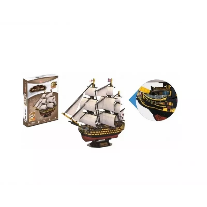 3D-Puzzle CubicFun HMS Victory