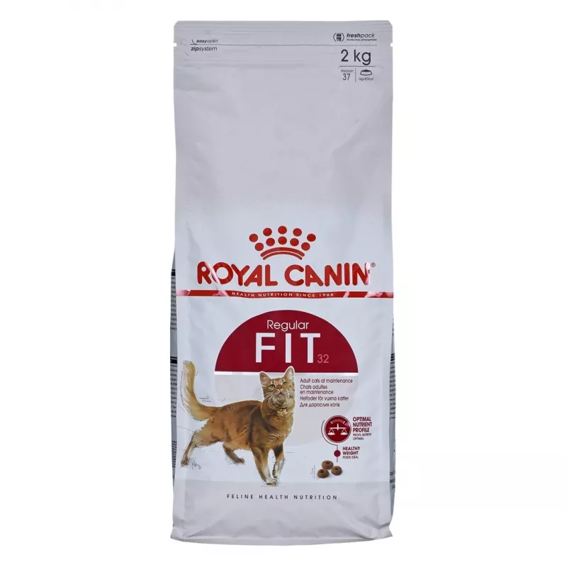 Royal Canin Feline Fit 2kg Katzen-Trockenfutter für ausgewachsene Katzen