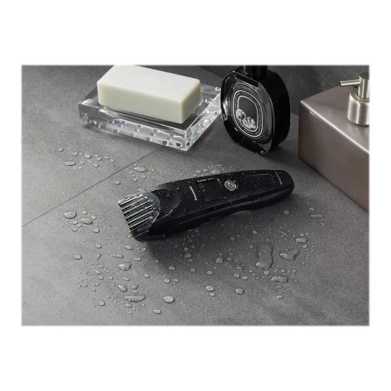Barttrimmer Panasonic ER-SB40-K803 — 0,5–10 mm, 19 Stufen, Li-Ion, kabellos/Netzbetrieb, schwarz