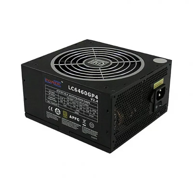 LC Power GP4 Series LC6460GP4 V2,4 - Netzteil (intern) - ATX12V 2,4 - 80 PLUS Gold - 460 Watt - aktive PFC (LC6460GP4)