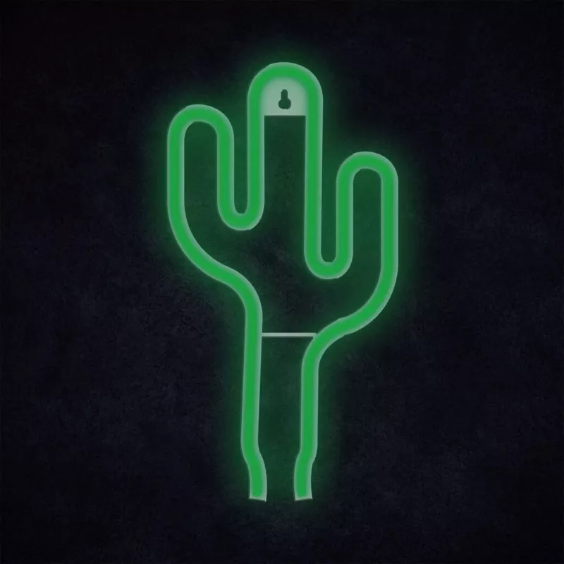Neonlicht MANTA SNL74GN Kaktusgrün — dekoratives Neon-Schild, Modell SNL74GN