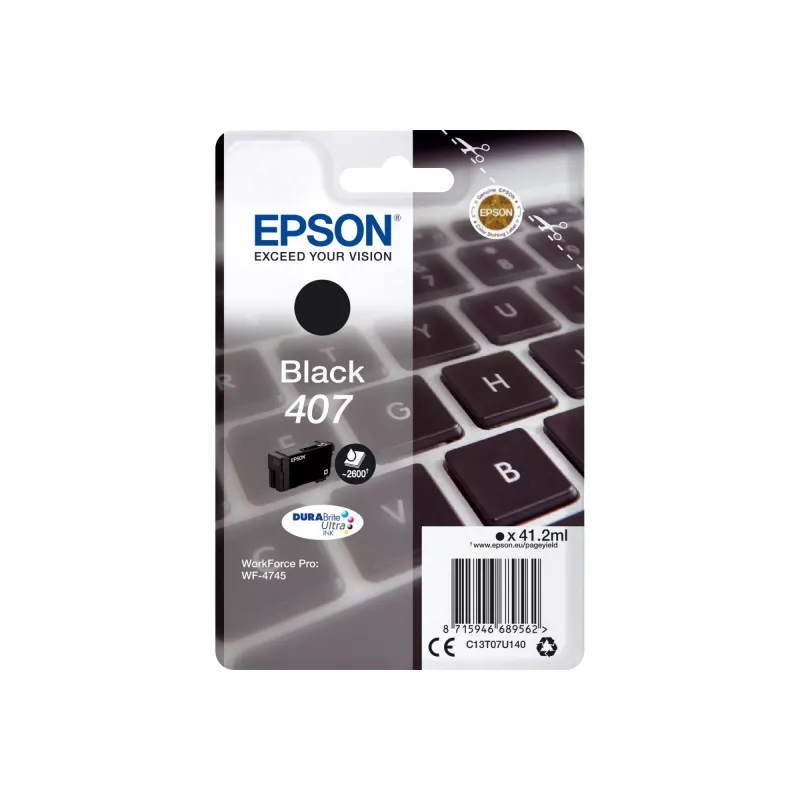 Epson WF-4745 Tintenpatrone 1 Stück Original High (XL) Yield Schwarz