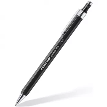 Mechanischer Druckbleistift Staedtler 778 05-9, 0,5 mm, sechskantiger Schaft, schwarz, schwarze Mine