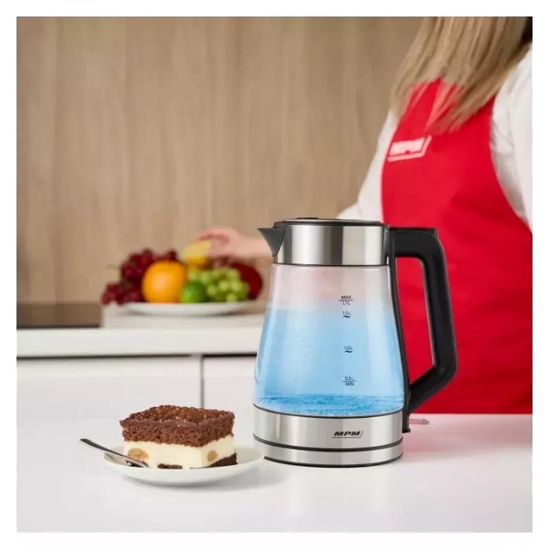 Wasserkocher MPM 1.7L 2200W Schwarz