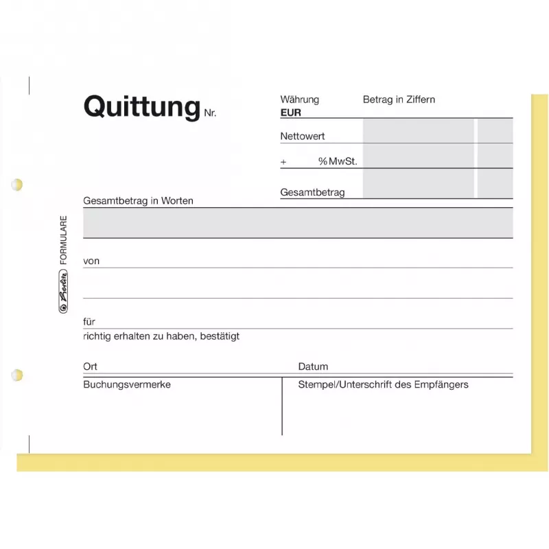 Geschäftsformular Herlitz 886622