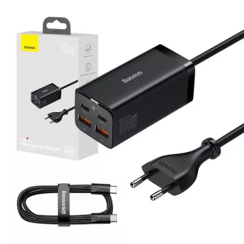 Baseus GaN3 100/ 65W Desktop-Ladegerät Quick Charge QC 3.04.0 USB-C-Typ-C-Telefonladegerät für iPhone15 Huawei Xiaomi MacBook Laptop