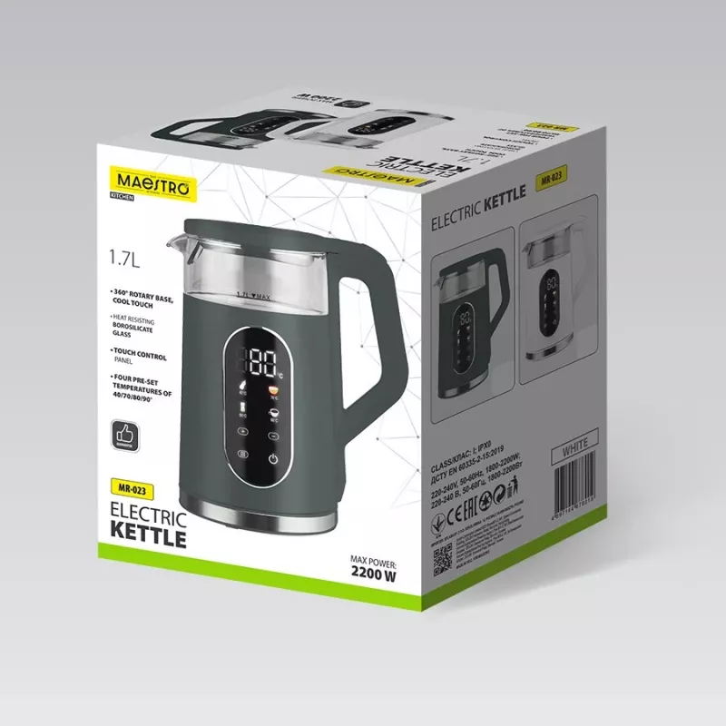 Wasserkocher Maestro MR-023-Grün 1,7 L 2220 W