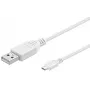 Microconnect USBABMICRO3W USB-Kabel USB 2.0 3 m USB A Micro-USB B Weiß