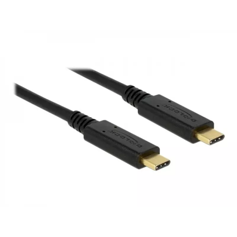 USB-Kabel DeLOCK 83668 USB 3.2 Gen 1 2m USB C Schwarz