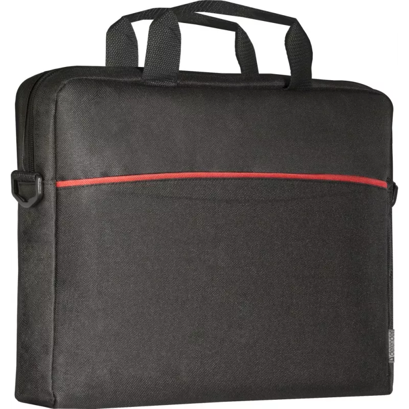 Aktentasche DEFENDER Defender Lite für 39,6 cm (15,6 Zoll) Laptops, Polyester, schwarz, 430×310×80 mm