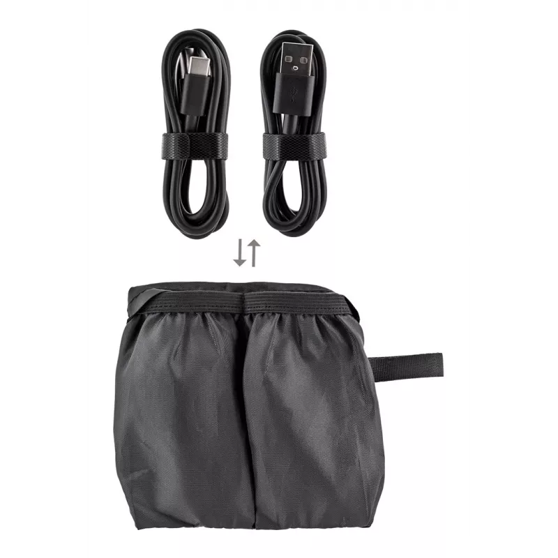 Lymphdrainage-Beinmassagegerät ActiveJet ACM-PLUS-A1 M, batteriebetrieben 25 W, schwarz, 380 × 950 × 60 mm