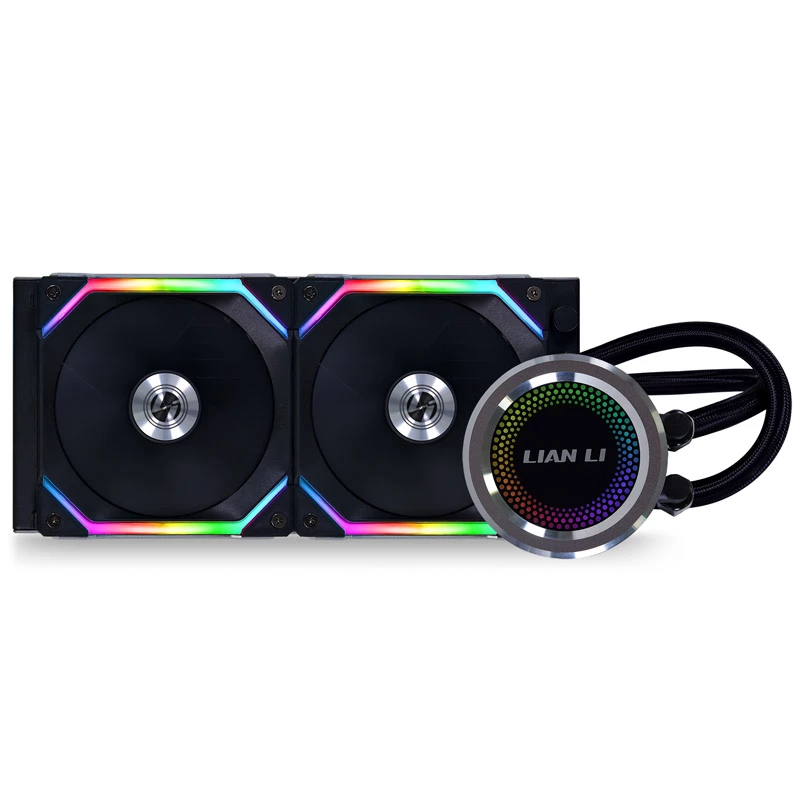 Lian Li Galahad AIO Prozessor All-in-One Flüssigkeitskühler 12 cm Schwarz