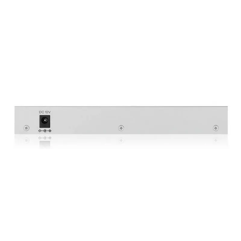 Managed L2 Gigabit Switch Zyxel GS1200-10v3 — 8x Gigabit (10/100/1000), 20 Gbps, MAC 4000, Desktop, grau