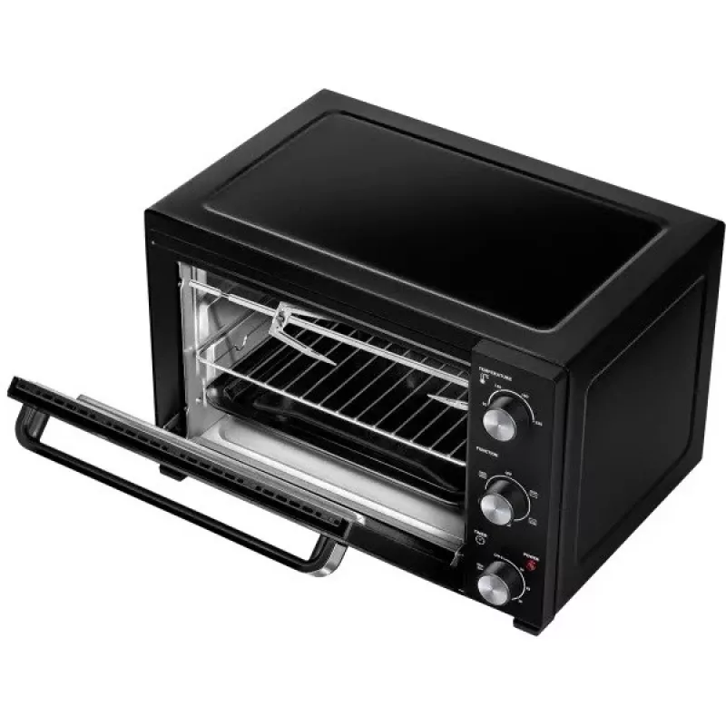 Elektrischer Tischbackofen MPM MPE-17/T – 48 L, 1800 W, Umluft, Thermostat, Drehspieß