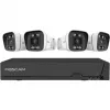 Foscam FNA108E-B4-2T Videoüberwachungssystem Weiß 4x 4K PoE Bullet-Kamera, 1x 8-Kanal NVR