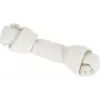 Dental-Kauknochen ZOLUX Knotted White Bone 140 g — fester Rinder-Kauartikel für mittelgroße Rassen (250 mm)