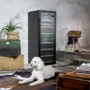 Caso | Smart Wine Cooler | WineExclusive 126 | Energieeffizienzklasse G | Vitrine | Freistehend | Flaschenkapazität 126 Flaschen | Kühltechnik Kompressortechnologie | Schwarz