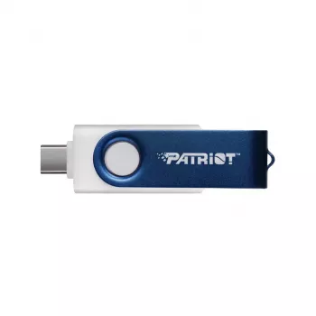 USB-Stick Patriot Memory 64 GB Dual USB A+C PS64GX550AAD Weiß Blau