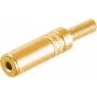 3.5mm Stereo Connector ShiverPeaks 51210-MG Gold-Plated Metal, 3,5 mm Audioklinke
