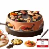 Emerio PO-113255.4 Raclettegrill 1500 W Schwarz, Braun