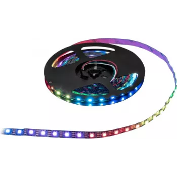 LED-Pixel-Streifen EUROLITE 50530210 2,5 m RGB 5 V – adressierbarer LED-Streifen, 2,5 m Länge, 5-V-Versorgung, RGB