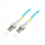 EFB-Elektronik Duplex Jumper LC-LC 50/125µ, OM3, LSZH, aqua, 2,0 mm, 1 m Hersteller: EFB Elektronik (O0312.1)