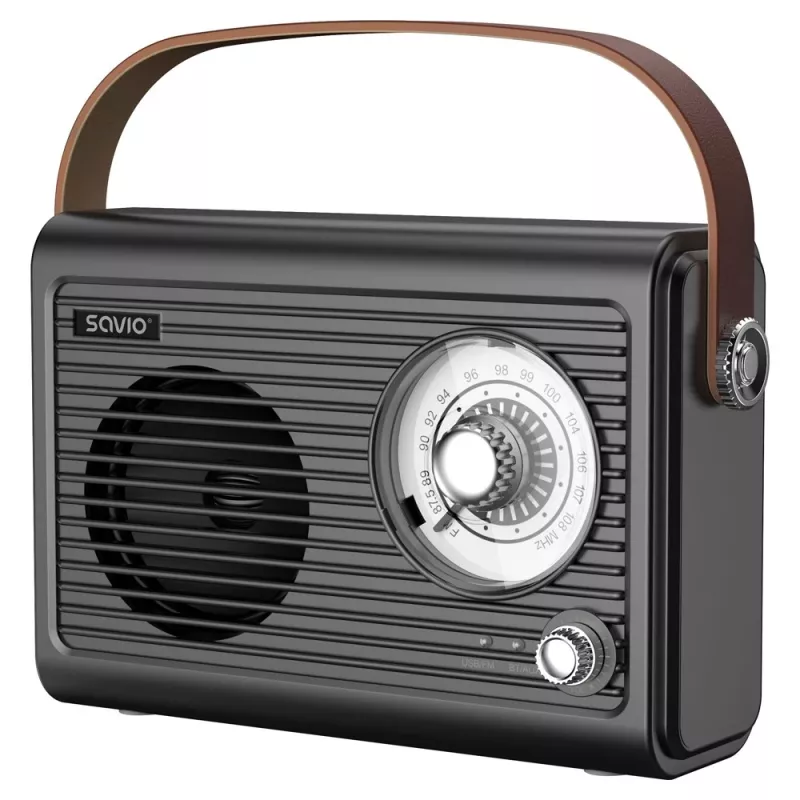 Tragbares Radio Savio RS-01 Analog Schwarz