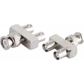 Adapter ShiverPeaks 98820-2 Video/Audio Y-Kabel 1 BNC-Stecker auf 2 BNC-Buchsen