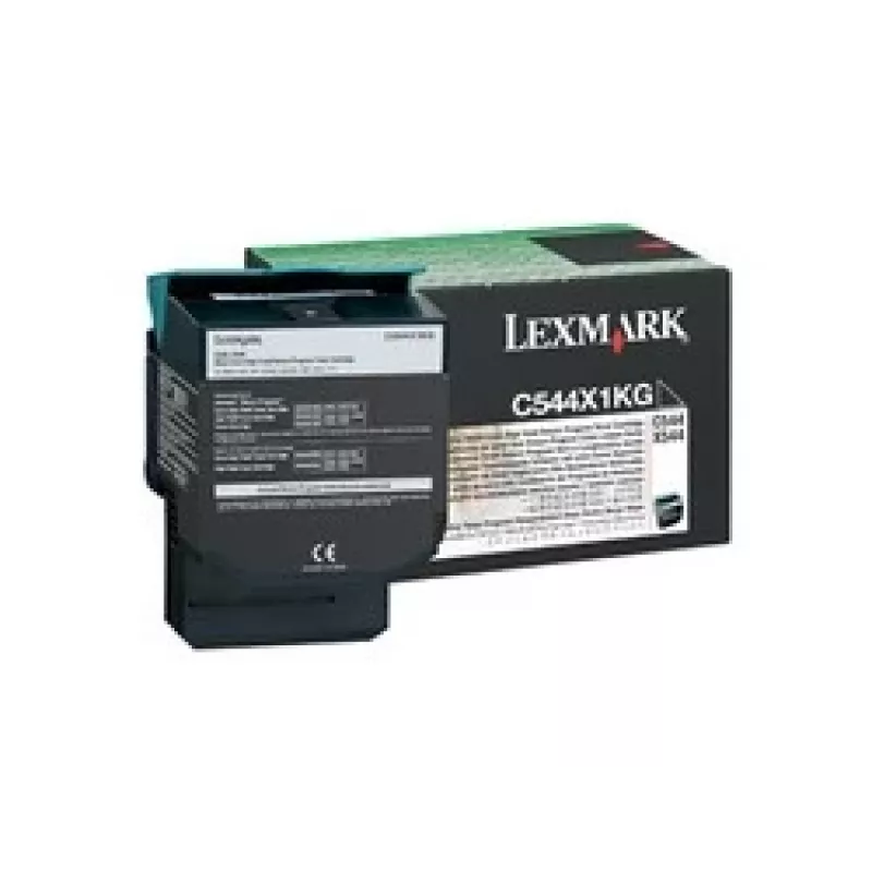 Lexmark C544X1KG - Tinte schwarz - für C544dn, C544dtn, C544dw, C544n, X544dn, X544dn RCS, X544dtn, X544dw, X544n