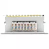 DeLOCK 10 Zoll Patch Panel, 8 Port, Kat.6A, 0,5HE, grau, Metall