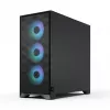 Fractal Design Pop 2 Air Schwarz Solid Midi-Tower-PC-Gehäuse — ATX-Unterstützung, 3x 120 mm Frontlüfter, 2,5/3,5-Zoll-Laufwerksschächte, 215×481×462 mm