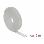 Klettband DELOCK 18276, grau, 13 mm x 5 m, 1 Stück