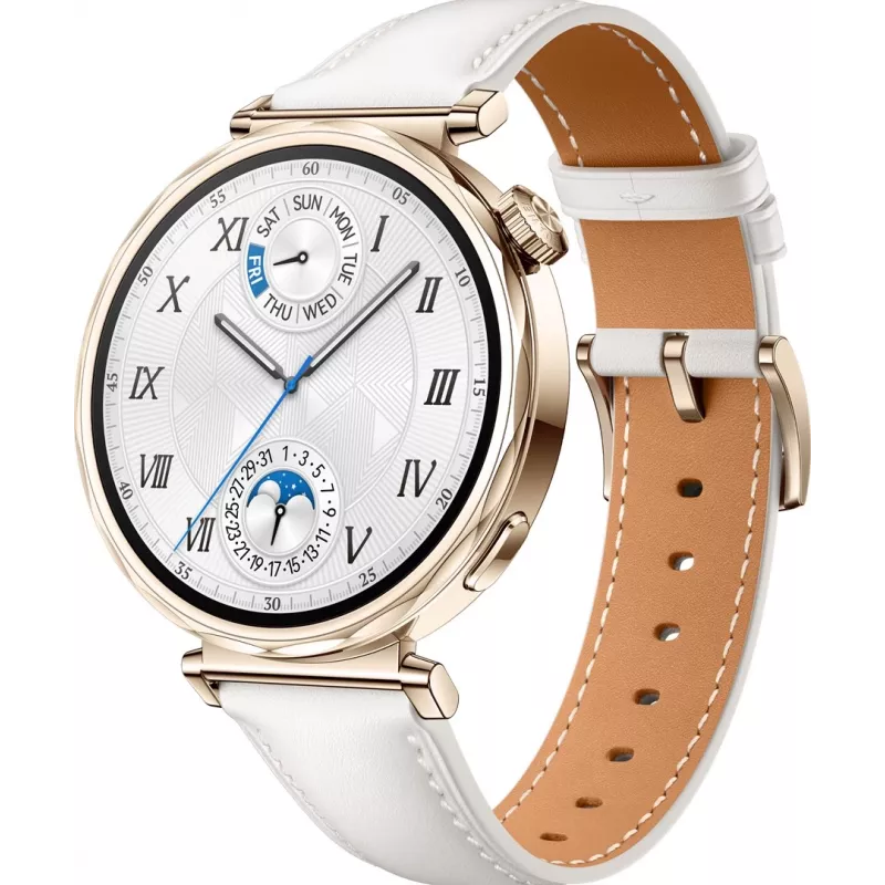 Huawei WATCH GT 5 41mm | Smartwatch | GPS (Satellit) | AMOLED | 1,32 Zoll | Weiß