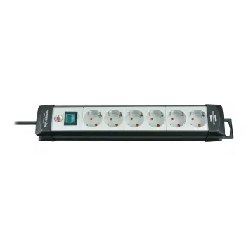 Power Extension Brennenstuhl 1951560100 3m 6 AC Outlets Schwarz Grau