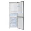 Kühl-Gefrierkombination AMICA FK2425.4UNTX(E) freistehend 277 L gesamt, Gefrierfach unten 74 L, Inverter, silber, 1593×540×550 mm