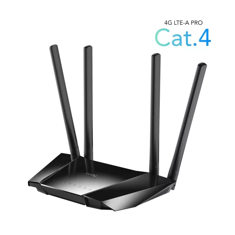 Cudy LT400 Wireless Router Fast Ethernet Single-band (2.4 GHz) 4G Schwarz