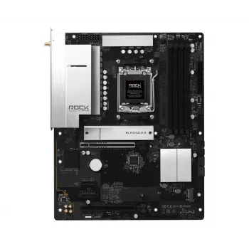 ASRock B850 Rock WiFi 7 Motherboard, AMD-Sockel AM5, ATX, DDR5, Wi-Fi 7