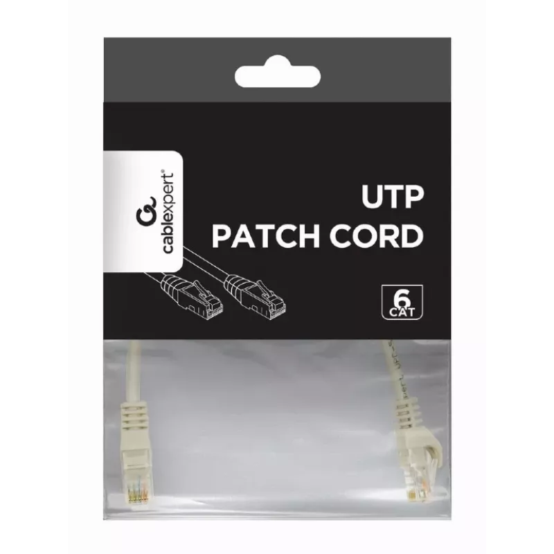 Netzwerkkabel Gembird PP6U-CU-1M RJ-45 Cat6 1m Grau